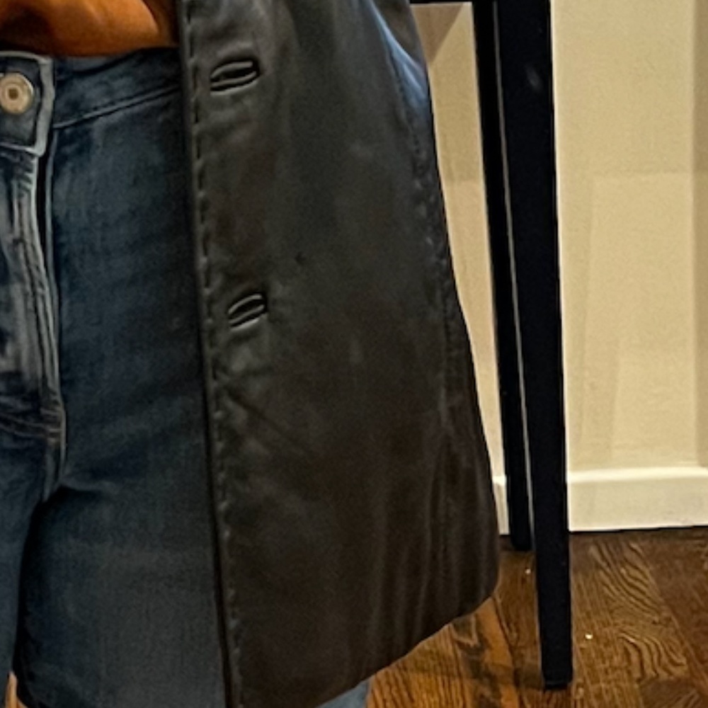 Adler Collection Beautiful Black lambskin Leather jacket Blazer coat sz large - Picture 15 of 15